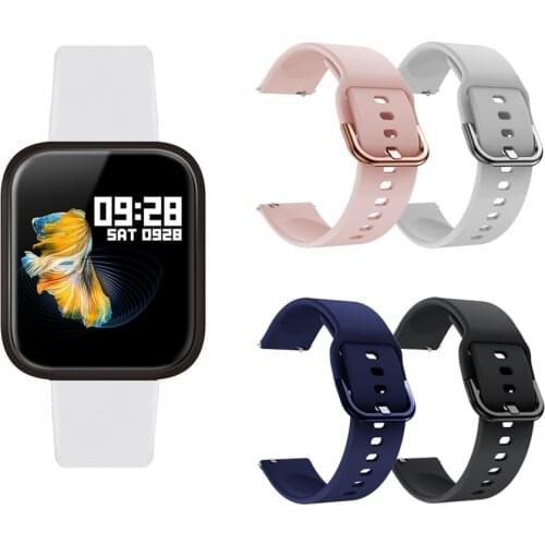 20mm Strap for P70 P80 Smart Watch Band Women Men Sport Strap Silicone Bracelet for SG2 Q16 I5 Wristband