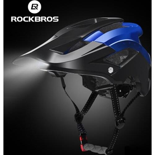 ROCKBROS Mens Cycling Bike Helmet Light Ultralight MTB Helmet Integrally-molded Mountain Road Bicycle Safety Cap 57-62cm