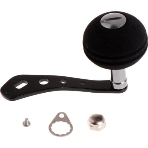Fishing Handle Reel Single Knob Replacement Baitcasting Accessory Aluminum Alloy