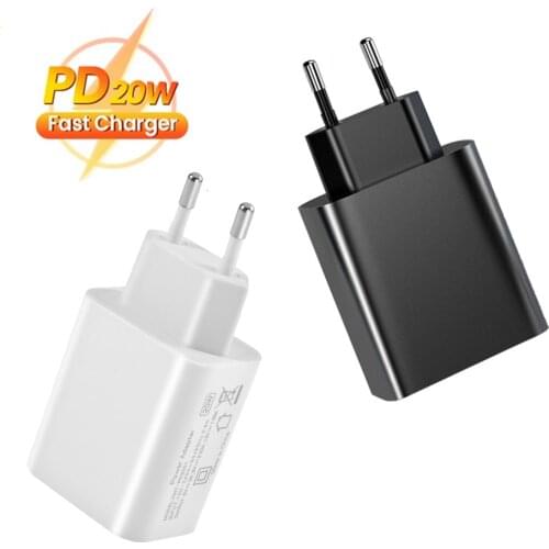 USB C Charger 20W For iPhone 12 Pro Max Type C PD Fast Charging For Lightning Phone Charger Adapter For iPhone 11 Pro Max 8Plus