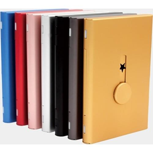 Gold card box business men automatic business card holder container creative push style womens cardcase Name card box 7 colors