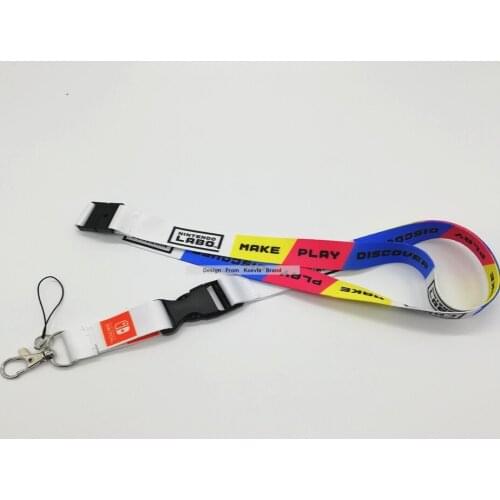 500PCS custom Gifts promotion lanyard your logo sublimation print lanyard straps With Detachable buckle