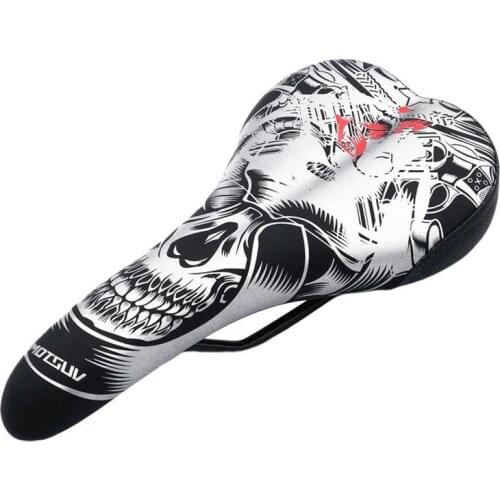 Mountain Bike Seat Saddle Shock Absorbing Bicycle Saddle Silicone Cushion PU Surface Thickened Cycling Seat Bike Accessories