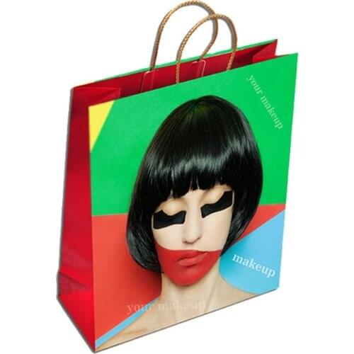 Packaging jewelry candy wedding famous brand luxury logo printed paper bag jewelry bags with logo