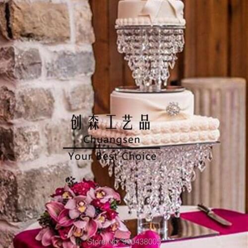 Birthday centerpiece christmas cake stand,cupcake stand dessert stand cake tray centerpiece,shining crystal bead dessert stand