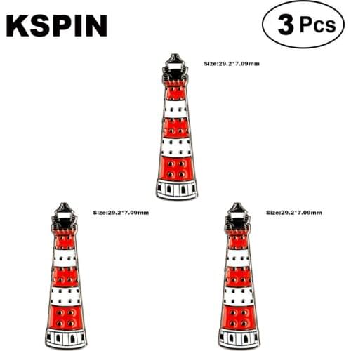 Light House Lapel Pin Brooches Pins Flag badge Brooch Badges