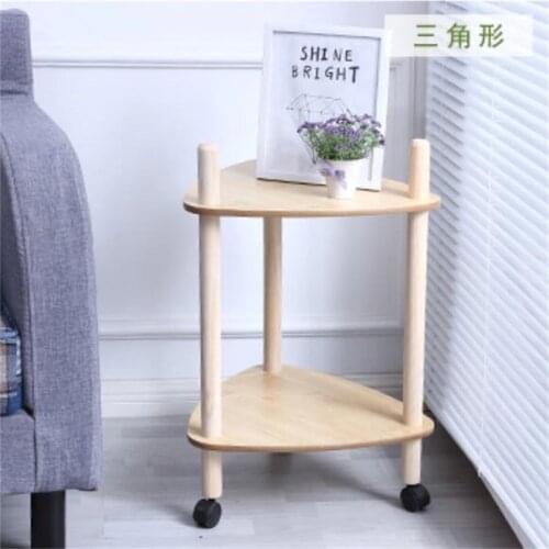 68*44.5CM Two layers Coffee tables Side table drawing room tea table Small Dining Car With Wheels