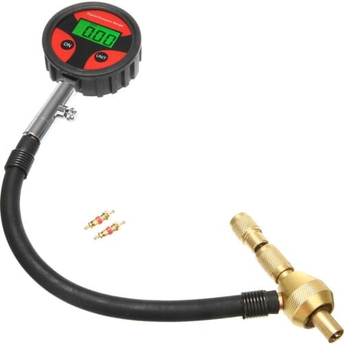 1PCS Digital Rapid Tire Rapid Deflator Pressure Gauge Diagnostic Tool for 4X4 Large Offroad Tires with 2 Tire Cores