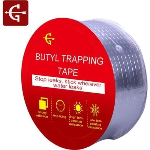 Aluminum Foil Adhesive Tapes Waterproof Duct Tape Super Repair Crack Thicken Butyl Waterproof Tape Home Renovation Tools