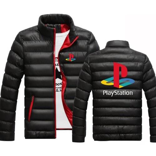 PlayStation 2021 Leisure Autumn Winter Mens Four-Color Cotton Comfortable Print Clothes Jackets Hoodies High street Coats
