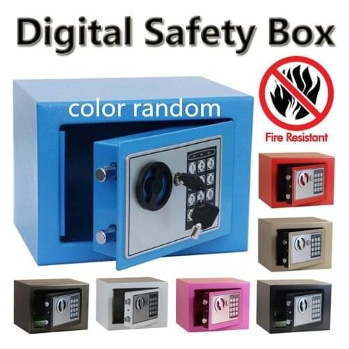 Digital safe box safety money gun electronic lock safe fireproof safes for home strongbox small cash security lockable storage