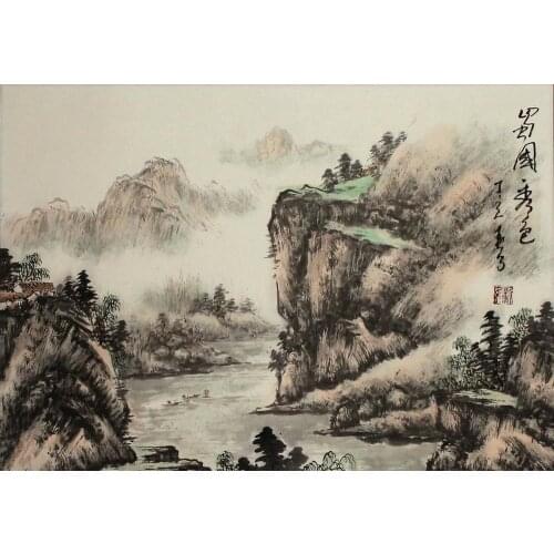 Traditional Oriental Artwork Art Film Print Silk Poster Home Wall Decor 24x36inch