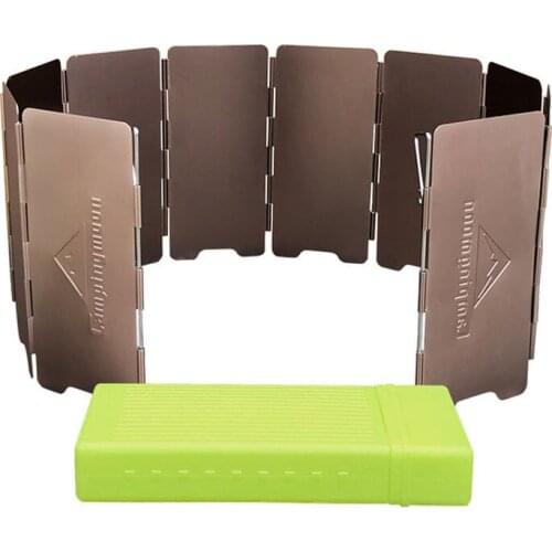 Outdoor camping burner windshield version burner windbreaker outdoor equipment 10 pieces of oxidation windshield