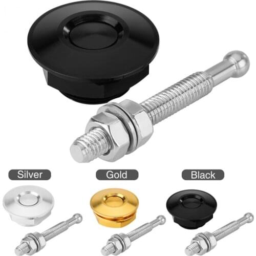 Universal Engine Bonnet Push Button Hood Car Quick Pin Latch Lock Clip Kit Car Hood Lock