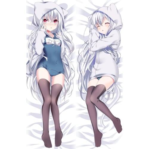 Japanese Anime nekomimipa ka sukumizu Pillow Case Cover Hugging Body anime pillow pet 510080