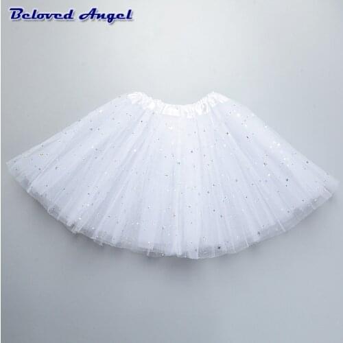 15 Candy Colors Girls Fluffy 2-8 Years Chiffon Pettiskirt Solid Colors tutu skirts girl Dance Skirt Christmas Tulle Petticoat