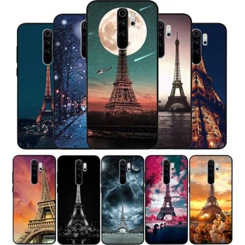 Love London Paris Eiffel tower France Black TPU Silicone Soft Phone Case For Redmi 4A 4X 7A 5 Plus 6 Pro NOTE 9 7 8 5 Pro 4 6