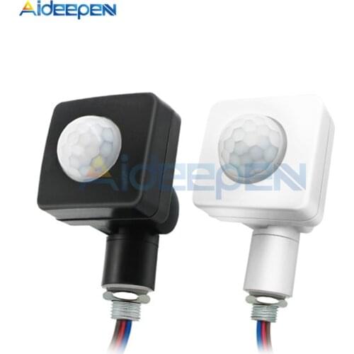 Mini Human Body Infrared Sensor Ultra-thin Infrared Body Sensor Switch LED Flood light PIR Motion Sensor Adjustable Smart Switch