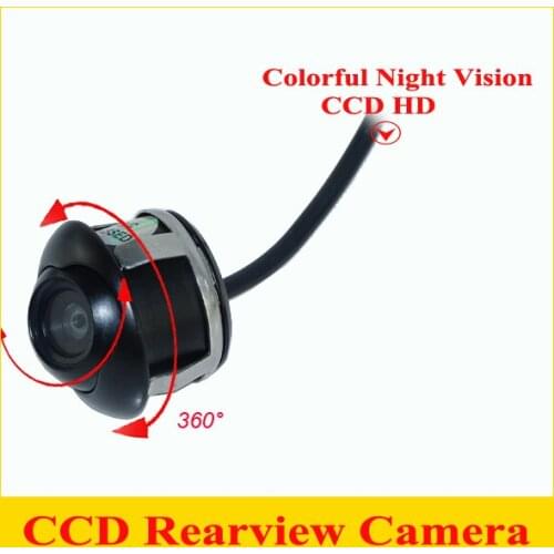 Factory Promotion CCD HD night vision 360 degree car rear view camera front camera front view side reversing backup camera