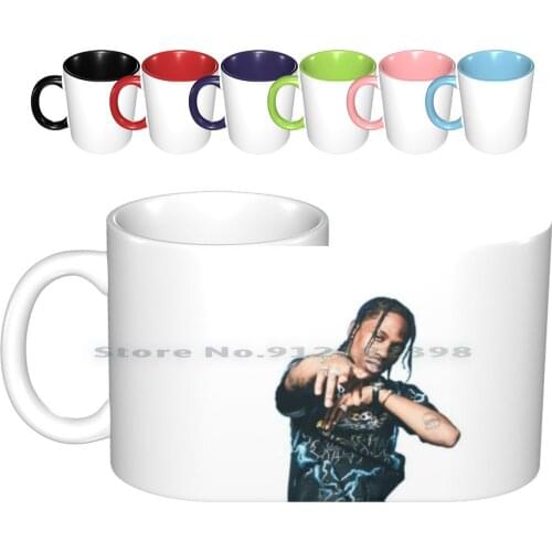 Traviss Ceramic Mugs Coffee Cups Milk Tea Mug Travis Michael Kylie Makeup Cute Hot Man Model Instagram Vine Music Hip Hop Rap