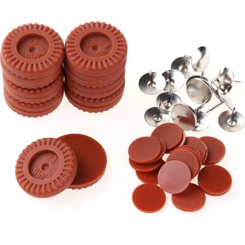 16Pcs Furniture Leg Pads Kit Heavy Duty Nail-on Slider Glide Pad Floor Protector for Wooden Furniture Chair Tables Leg Feet