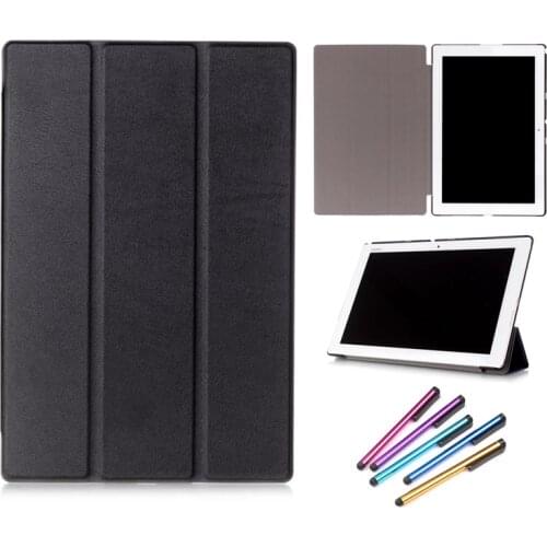 Stand Flip Folio Leather Protective Cover For Sony Xperia Z3 Tablet Case For Sony Xperia Z3 Z2 Z4 Tablet Case
