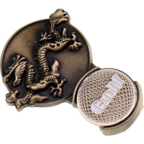 Sturdy Retro Zodiac Magnet Hat Clip Golf Ball Marker Suit for Golf Cap Visor