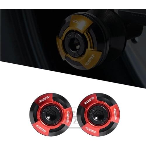 M8 Motorcycle Accessories Swingarm Spools Slider Stand Screws Case for Honda CBR250R 2011-2015