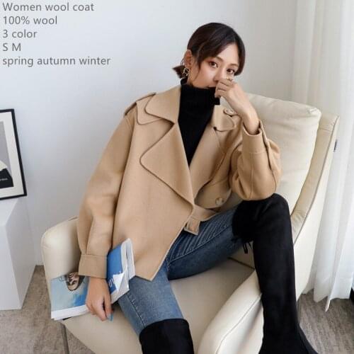 Naizaiga Women's Beige Coats