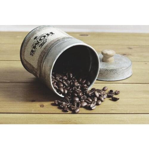 Organizer Desktop Sundries Box Kitchen Tableware Antique Metal Storage Box Nuts Snack Storage Jar