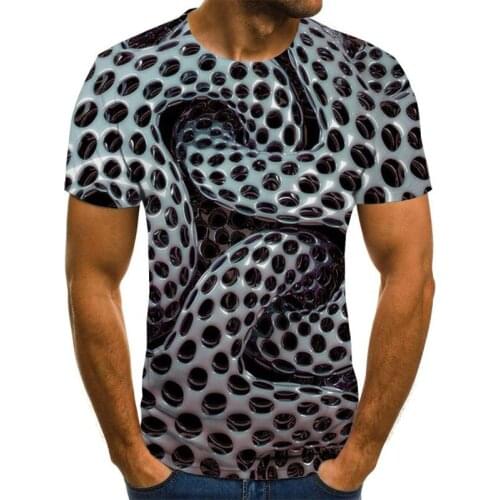 2021 New Mens T-shirt 3D creative cloud graphic T-shirt summer casual tops fashion round neck shirt plus size streetwear