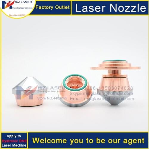 Bystronic DNE Fiber Laser cutting Machine big Size Double Single plating Nozzle Connector Spare parts Accessories adapter piece