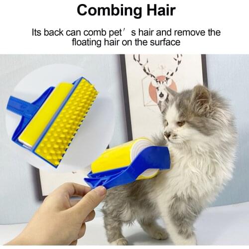 Puppy Dog Hair Remover Brush Pet Hair Remover Roller Strong Stickiness Dog Cat Fur Remove Tool Hair Cleaner For Pet Supplies