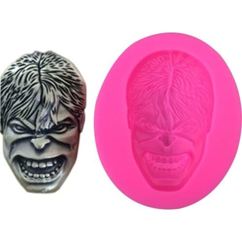 3D Hulk Silicone Mold For Fondant Chocolate Epoxy Sugarcraft Mould Pastry Cup Cake Decorating Kitchen Accessories