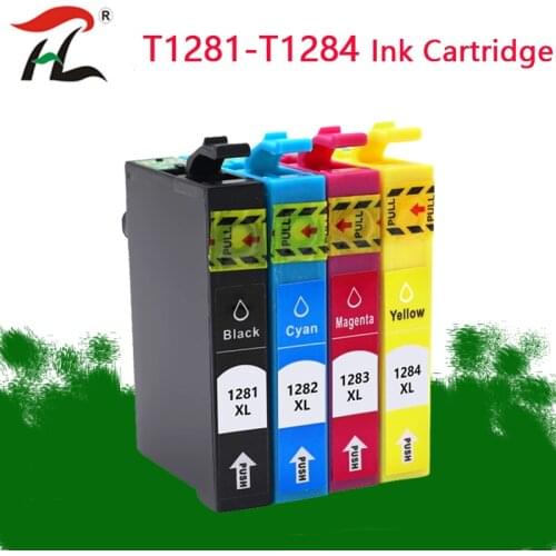 Compatible EPSON T1285 Ink Cartridges T1281 - T1284 for Epson Stylus SX125 SX130 SX230 SX235W SX420W SX425W S22 SX440W Printer
