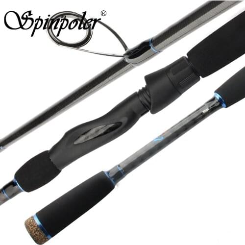 Spinpoler 2.28m BS 762 Sea Bass Fast Action Spinning Fishing Rod 0.25-1oz Lure Weight Carbon Jigging Boat Rod With EVA Handle