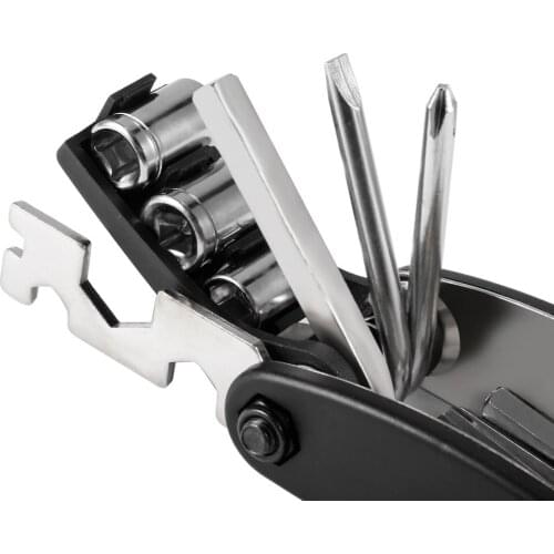 Bike 16 in 1 Multi-function Cycling Steel Tools Repair Kits Set