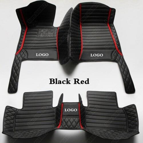 Waterproof Car Floor Mats for BMW 3 Series GT Gran Turismo F34 2013-2020 Leather Non-Slip Auto Foot Pads Automobile Carpet Cover