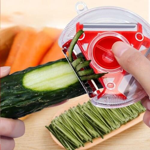 Magic Trio Peeler Set Slicer Stainless Steel Shredder Cutter Zesters Grater Kitchen Gadgets Fruit Vegetable Tools Accessories