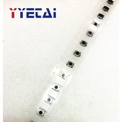 100PCS Taping 3*4*2.0MM 2P buttons two feet touch the switch chip vertical buttons DD