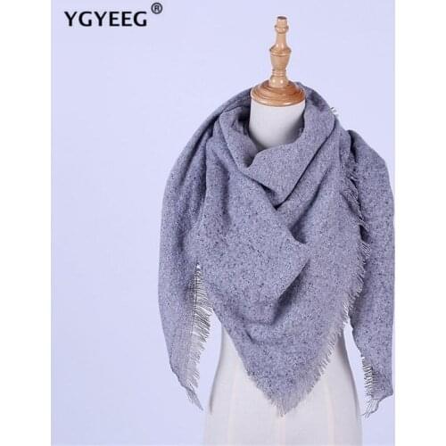 YGYEEG Scarf Winter Cashmere Wool Wrap Women Pashmina Scarf Femme Pashmina Head Neck Long Winter Tassels Women For Ladies Shawls