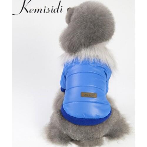 KEMISIDI Winter Dog Clothes for Dogs Large Warm Waterproof Clothes For Small Dog Thickening Pet Dog Coat Jacket Puppy Chihuahua