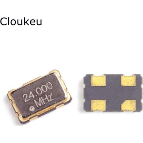 5032 24.000MHz 25PPM 3.3V SMT Active Ceramic clock oscillators Resonator (5.0*3.2mm)