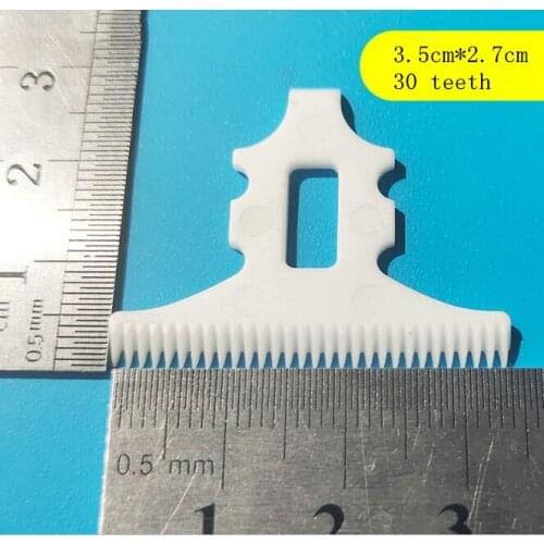 Free shipping 10pcs 30 teeth white zirconia ceramic clipper blade