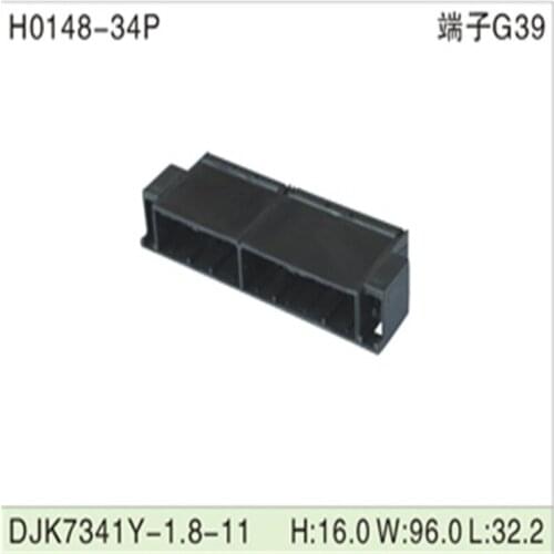 Free shipping 50pcs DJK7341Y-1.8-11 34Pin 1.8mm AMP Car Electrical Wire Connectors for VW,BMW,Audi,Toyota,NISSAN AND other