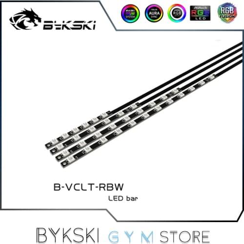 Bykski RGB Led Strip Hard Light Band For Water Block (CPU/GPU/Memory...), 12V 4Pin/5V 3Pin M/B SYNC, PC Cooling MOD Parts,B-VCLT