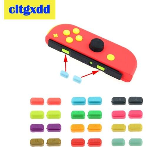Cltgxdd 2pcs Side Left Right SL SR Key Buttons Replacement For Nintend Switch Joy-Con Side SR SL Button Repair Part