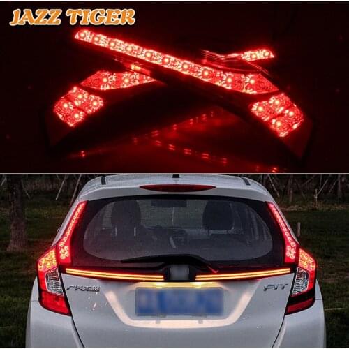Rear Bumper Lights for Honda Jazz Fit 2014 2015 2016 2017 Led Stop Signal for Cars Fog Lights Lada Vesta Reflectors Brake Lamp
