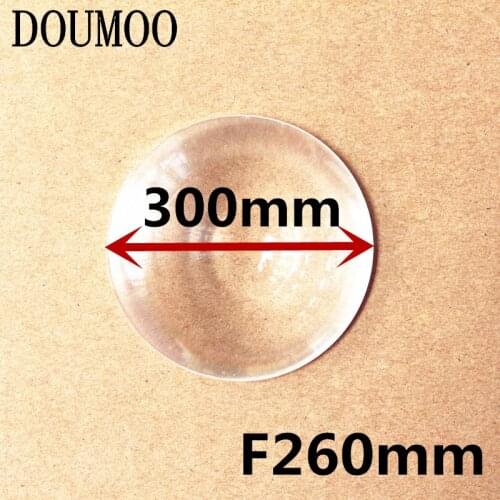 Fresnel Lens Diameter 300mm Focal length 260mm Fresnel Lens DIY TV Projection Solar Cooker thickness 2MM High light condenser