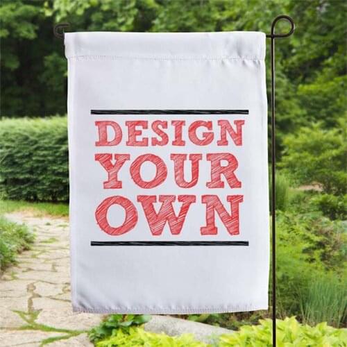 Custom Garden Flag 12x18inch High Quality Decorative Beauty Artwork Polyester Any Logo Print 30X45CM Banner,Free Shipping